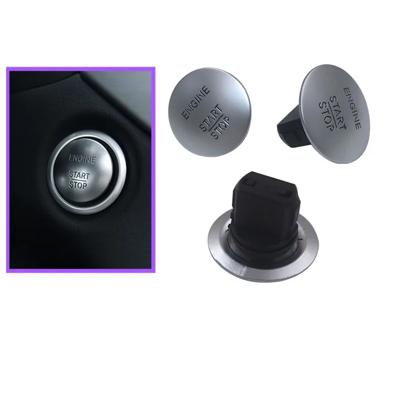 For Mercedes Benz One-Button Start Button Ignition Switch Button C-Class E-Class S-Class R-Class A-Class Gla Keyless Start