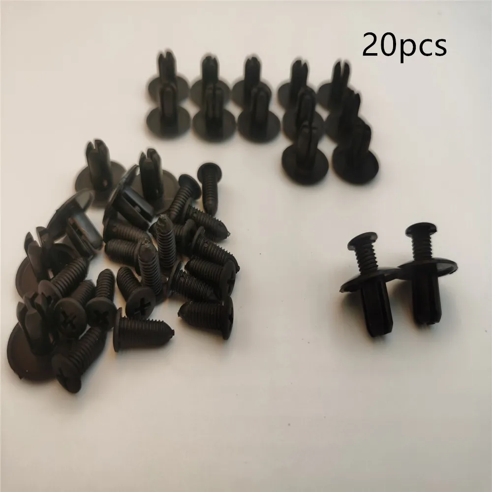 20Pcs Car Door Trunk Rack Paraurti Vite Clip Chiusura Di Fissaggio Per Volkswagen Vw 6.0 Eos 2.0 Fs 07 Eos 2.0 Tf Phaeton