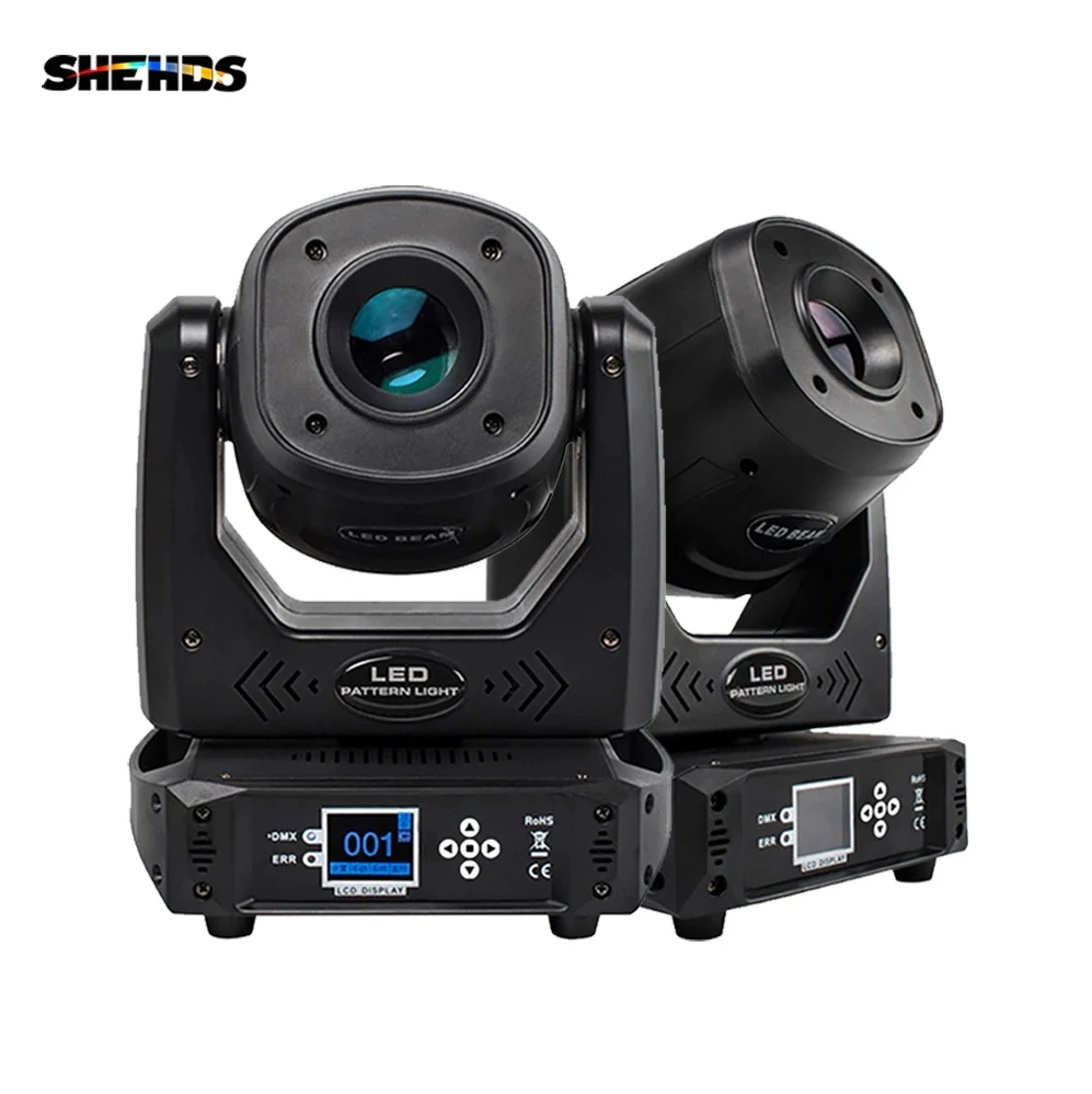 Shehds 100W Gobo Light 6 Prisma Led Spotlight Stage Effect Lighting Dj Disco Stage Moving Head Lights Stage Dj Lighting