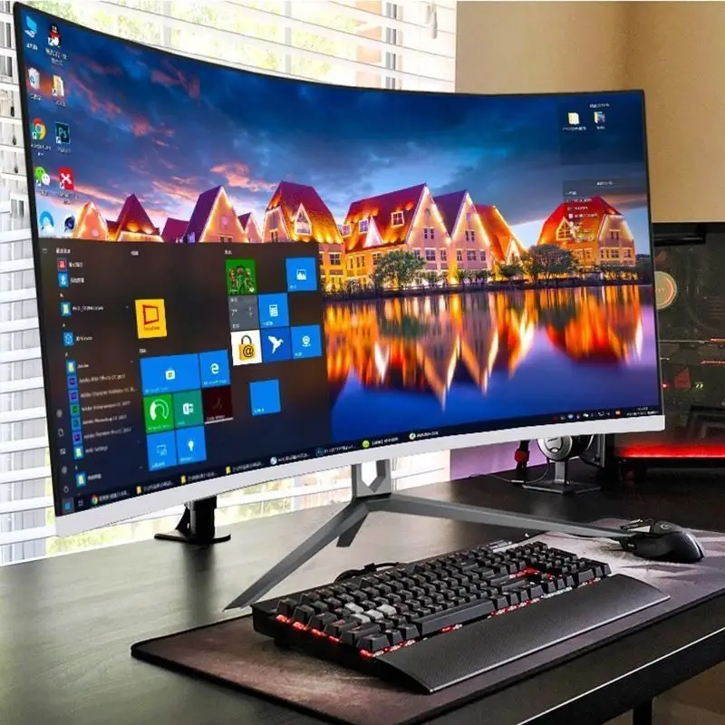Aotesier All In One Pc 22 Pollici All-In-One Pc Oem Brand Computer I3 I5 I7 I9 Cpu Monoblocco Gaming Desktop Pc Con I7 Cpu Mini Pc