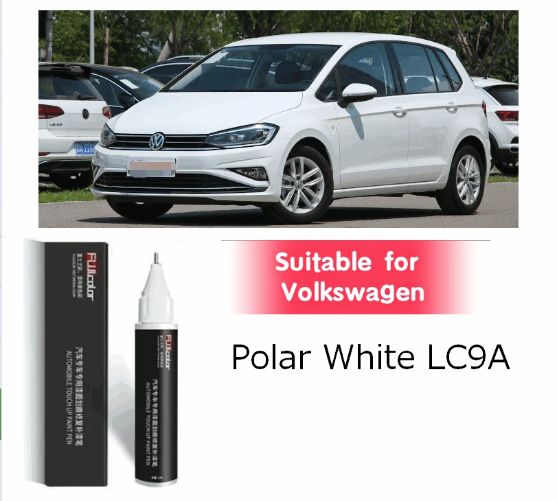 Adatto Per Faw Volkswagen Paint Fixer Touch-Up Pen Candy White Lb9A Polar White Lc9A L0K1 Ly9C Y9H Crystal Lu9E Repair Car