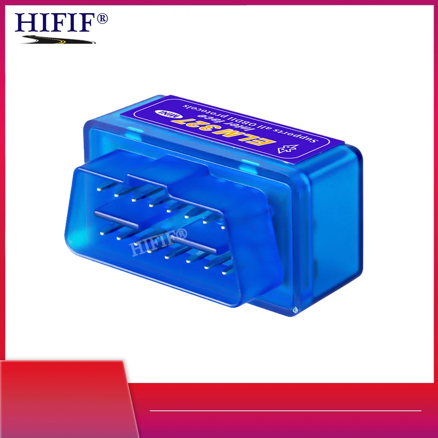 Mini Elm327 Bluetooth 2.0 Interface V2.1 Obd2 Obd 2 Strumento Diagnostico Automatico Elm 327 Funziona Su Android Torque/Pc V 2.1 Bt Adapter
