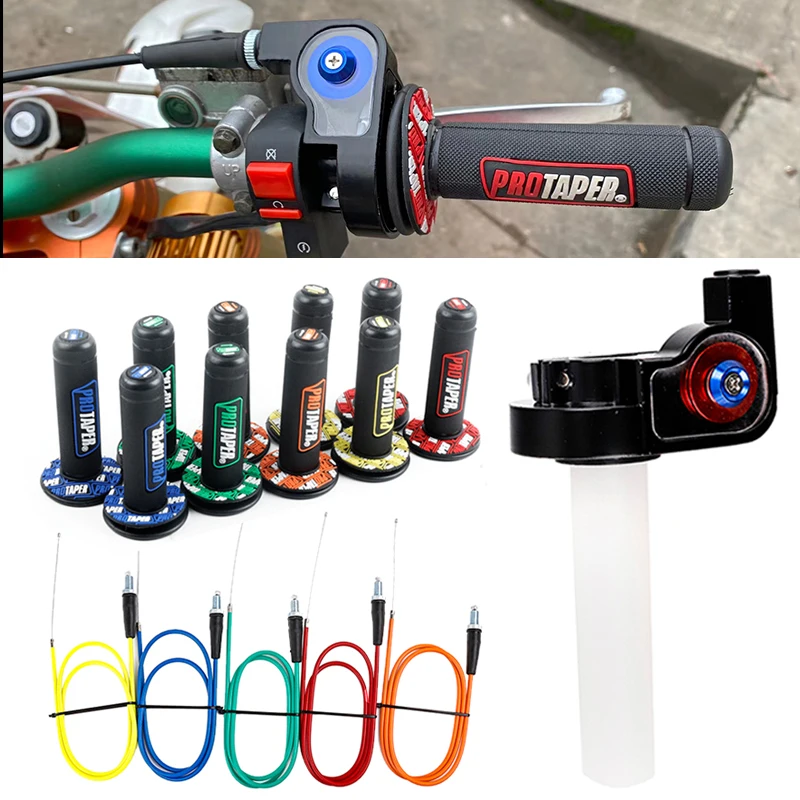 Moto 22Mm Quick Twist Manopola Dell'Impugnatura Dell'Acceleratore Grip Cavo Dell'Acceleratore Accelerazione Tornello Per Honda Yamaha Kawasaki Suzuki 