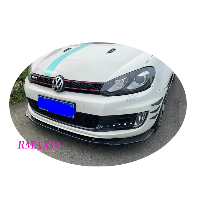 Per Volkswagen Golf 6 Anteriore Pala Body Kit Spoiler 2010-2013 Golf 6 Gti Abs Spoiler Posteriore Paraurti Anteriore Diffusore Protector