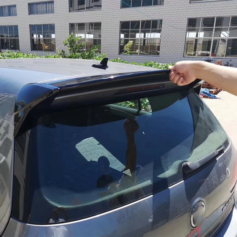 Per Golf 6 Mk6 Versione Standard Car Black Top Wing Roof Spoiler Materiale Abs 2010-2012 (Non Per Gti/R)