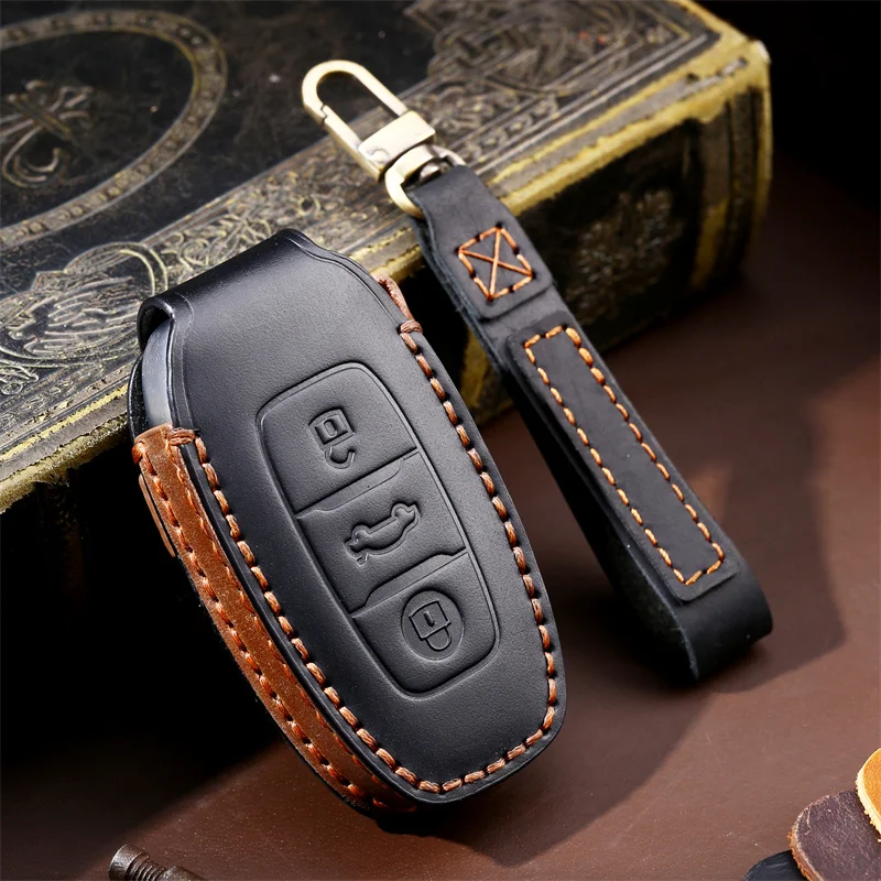 Portachiavi Per Auto In Vera Pelle Cover Portachiavi Di Lusso Per Hongqi H9 Hs9 Hs5 Hs7 H5 Hongqi E-Hs9 Accessori Per Auto