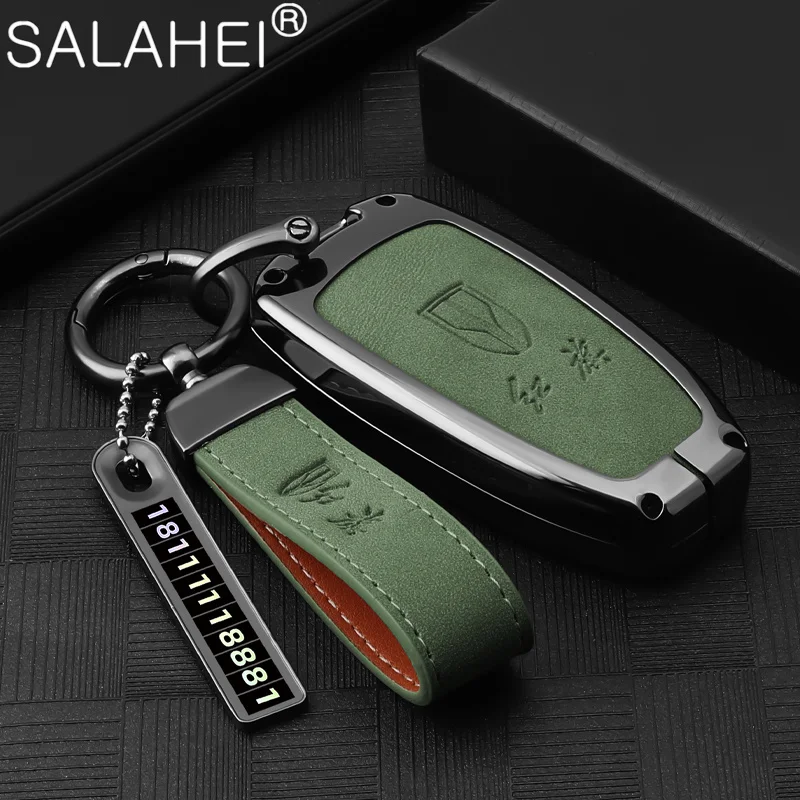 Custodia Per Chiave Auto In Lega Di Zinco Custodia Protettiva Per Faw Hongqi H5 E-Hs9 H9 Hs9 Hs5 Hs7 2020 2021 Accessori Portachiavi Senza Chiave