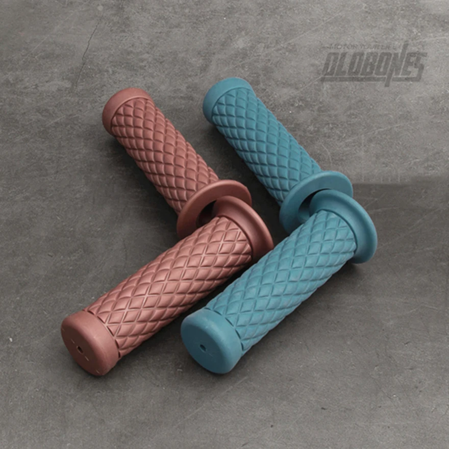 In Gomma Vintage 22 Millimetri Moto Manubrio Retro Pitbikes Universale Moto Rbike Accessori Moto Rcycle Cafe Racer Grip
