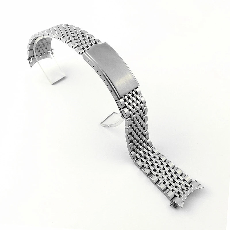 Cinturini Per Fit Omega New 18Mm 19Mm 20Mm Bead Of Rice Bracciale Con Cinturino In Acciaio Inossidabile Massiccio