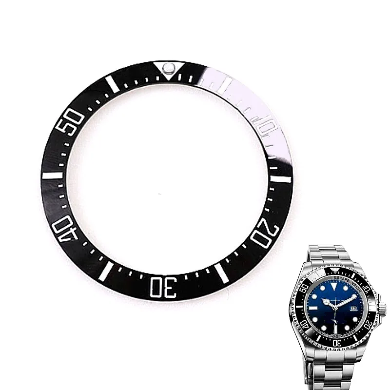 Lunetta Per Orologio In Ceramica Da 40Mm Per Orologio Omega Rollex 44Mm Ghost King Sea Type M126660 M126600 Incorporata Nell'Anello Con Cornice Dell'I