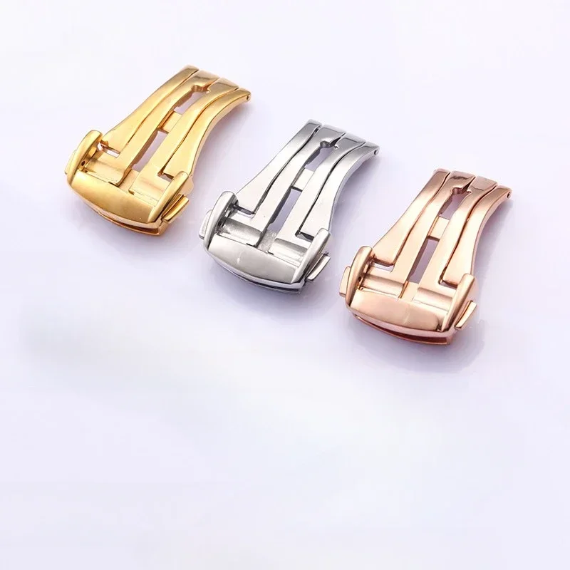 Per Sostituire L'Orologio Omega Originale-Butom 20 18Mm Farfalla Super Steel Fibbia Pieghevole Accessori Per Orologi Da Uomo E Da Donna