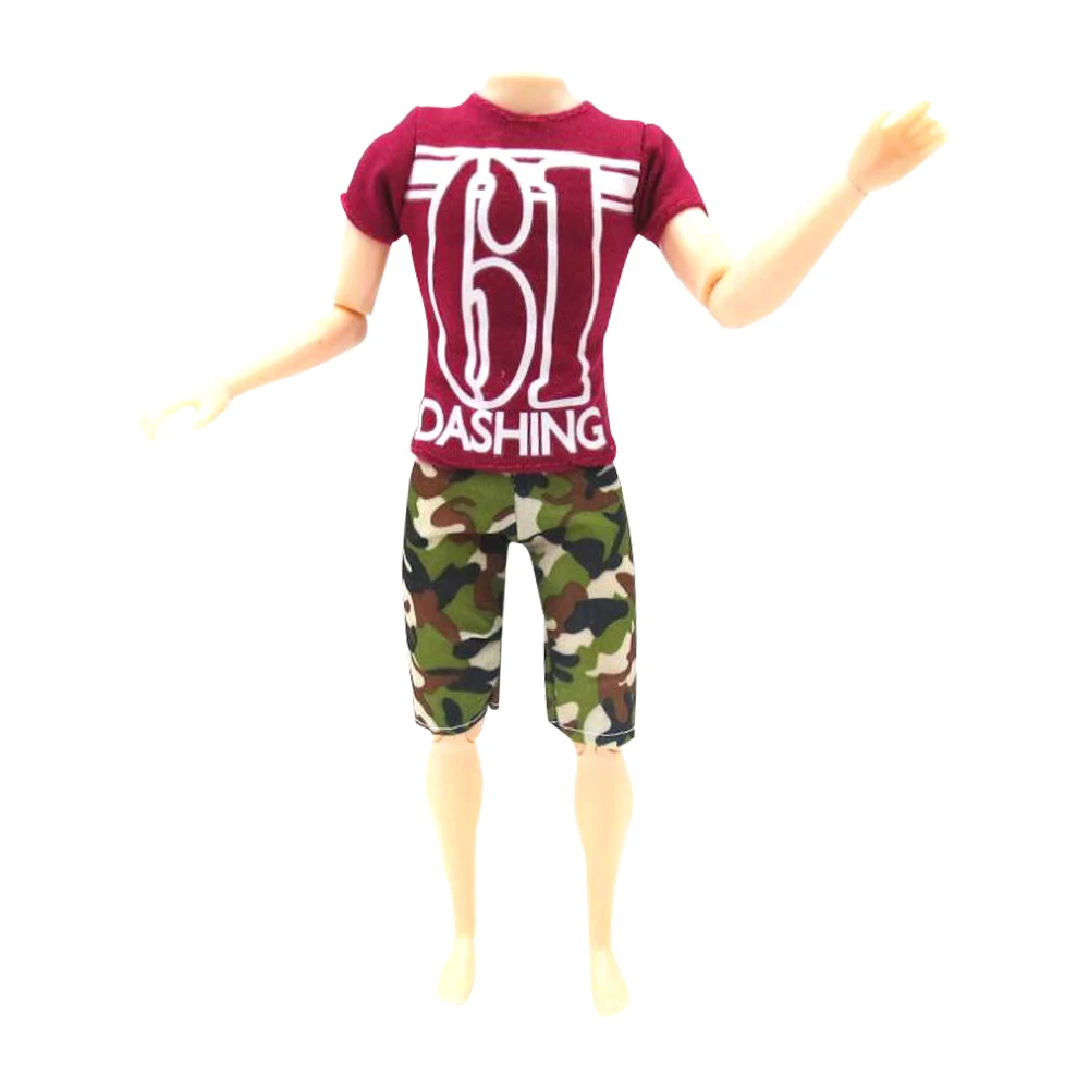 Nk Prince Ken Doll Clothes Fashion Suit Cool Outfit Per Barbie Boy Ken Doll Regali Di Compleanno Per Bambini Regalo 014A