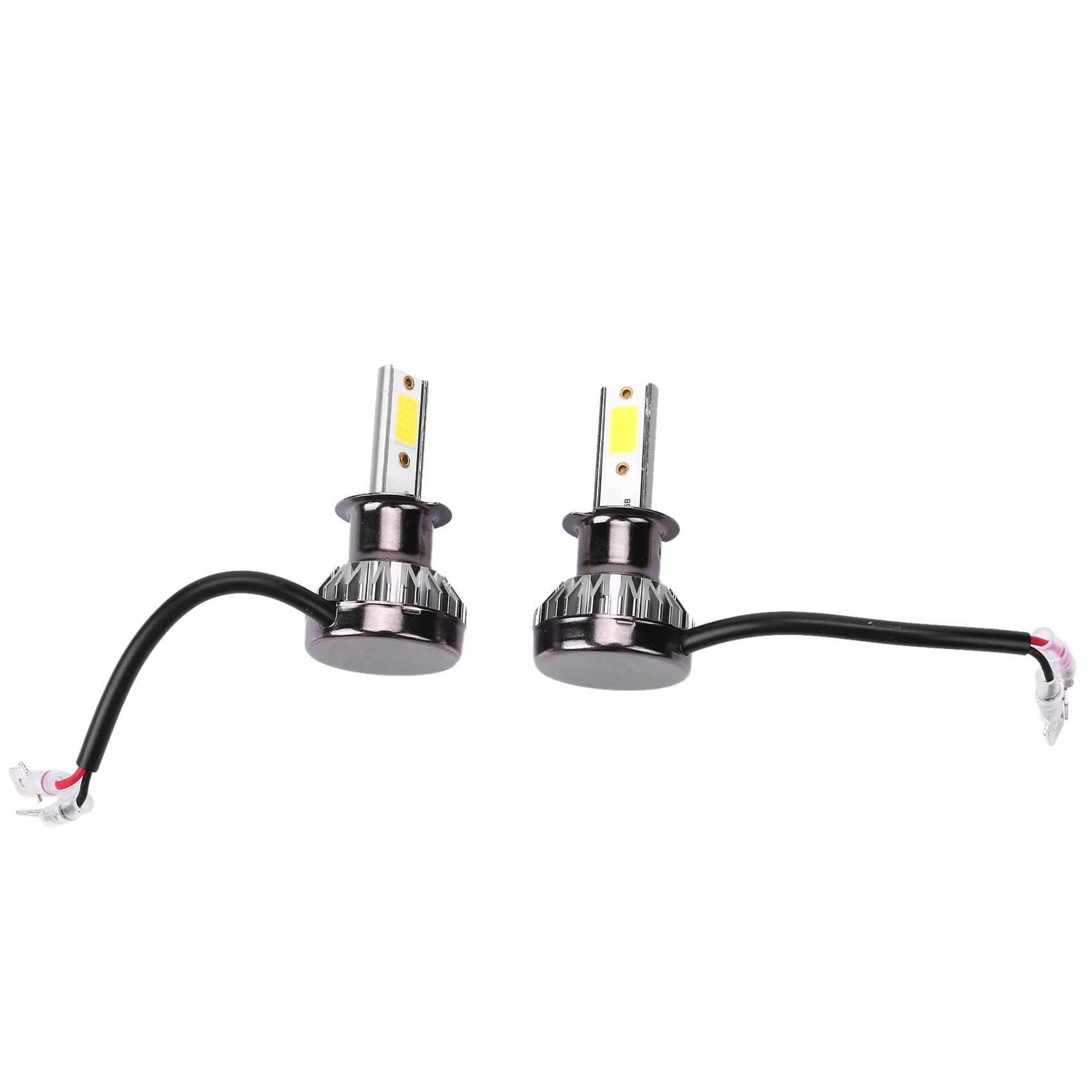 2Pcs Mini 1400W Led Lampadine Per Fari Kit Di Conversione Fendinebbia Fari Hi-Low Drl 6000K Bianco-Plug And Play(H3)
