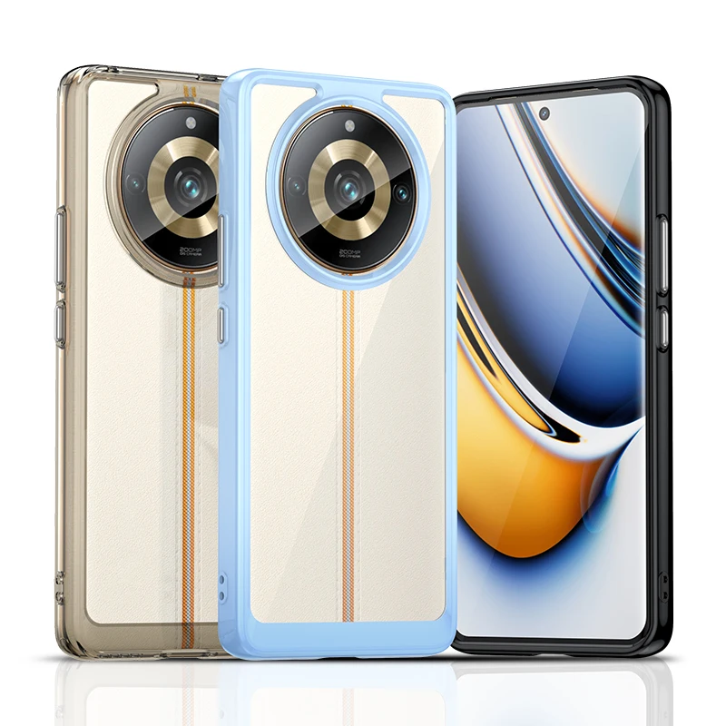 Per Realme Narzo 60 Pro Case Realme Narzo 60 Pro Cover Funda Coque Custodia Rigida Traslucida Antiurto Trasparente Realme Narzo 60 Pro