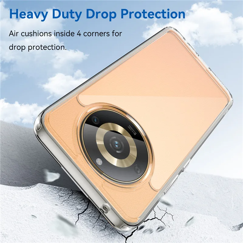Per Realme Narzo 60 Custodia Realme Narzo 60 Pro Cover Tpu Border Acrilico Backplane Custodie Protettive Per Realme Narzo 60 Funda