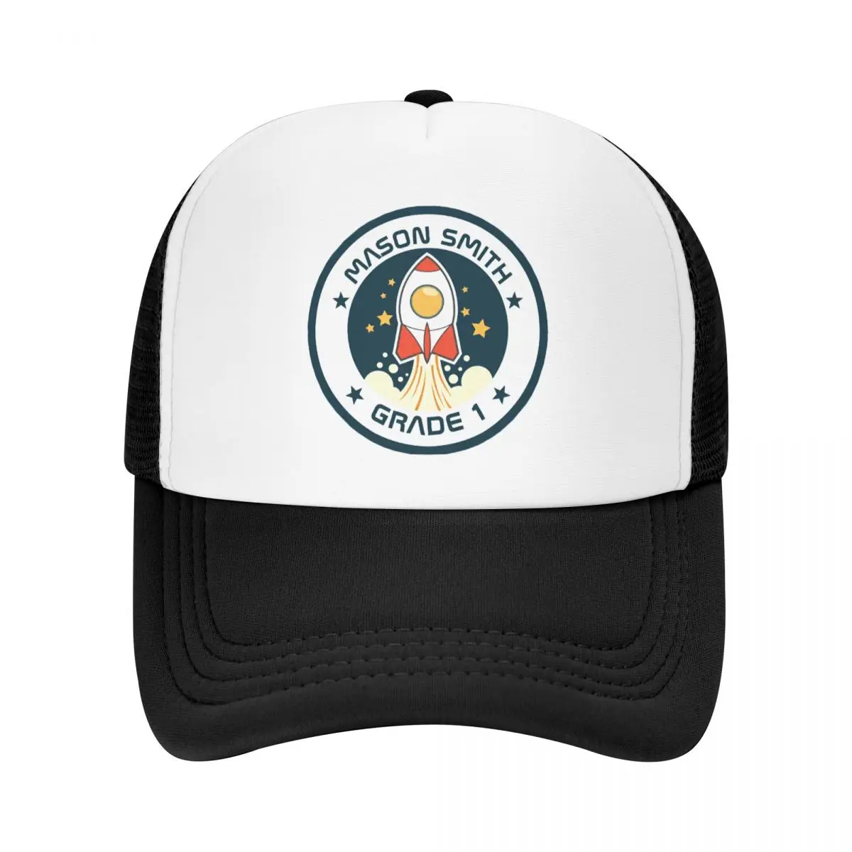 Space Rocket Spaceship Trucker Hat Adult Galaxy Universe Explorer Berretto Da Baseball Regolabile Per Uomo Donna Cappellini Snapback Hip Hop