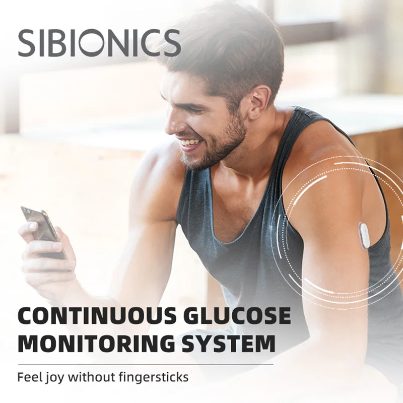 Bluetooth New Intelligent Sibionics Monitoraggio 24 Ore Glucometro Non Invasivo Diabete Monitor Della Glicemia Freestyle Libre