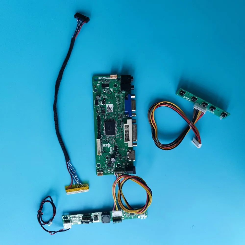 Kit Per Lm238Wf1(Sl) Lm238Wf1 1920*1200 Monitor Compatibile Hdmi 23.8 "Pannello Led Audio Vga Display M.Nt68676 Scheda Controller