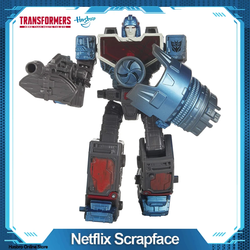 Y Transformers Netflix War Para Cybertron Trilogy Deluxe Class Decepticon Scrapface Figure Toys For Birthday Gift E9506