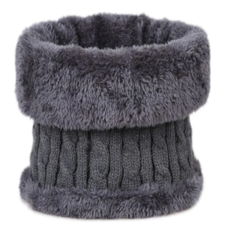 Sciarpa Calda Invernale Donna Uomo Lavorato A Maglia Più Velluto Addensare Ciclismo All'Aperto Collo Buff Ring Sciarpe Bufandas Echarpe Femme Foulard