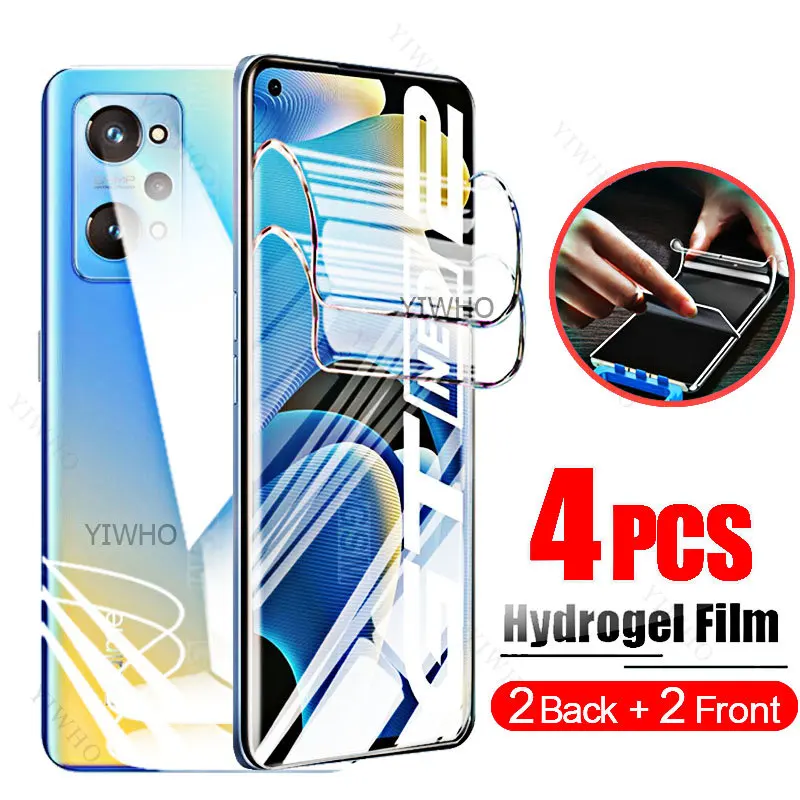 Proteggi Schermo 4 Pezzi Per Realme Gt Neo2 Cover Anteriore Posteriore Pellicola Idrogel Per Realme Gt Neo2 G T Neo 2 Explorer Master Temperata