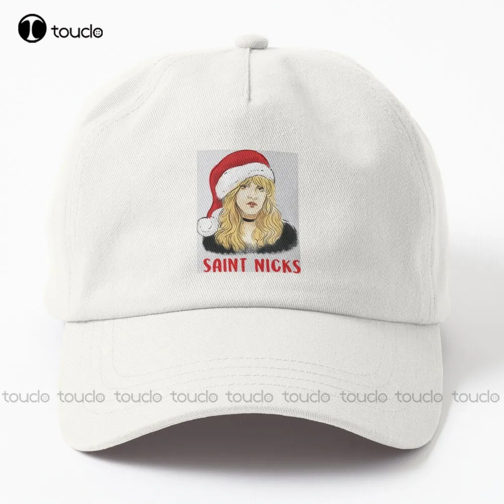 Saint Nicks Christmas Vintage Fleetwood Mac Imitazione Nicks Mick Fleetwood Music Dad Hat Caps Street Skateboard Outdoor Cotton Caps