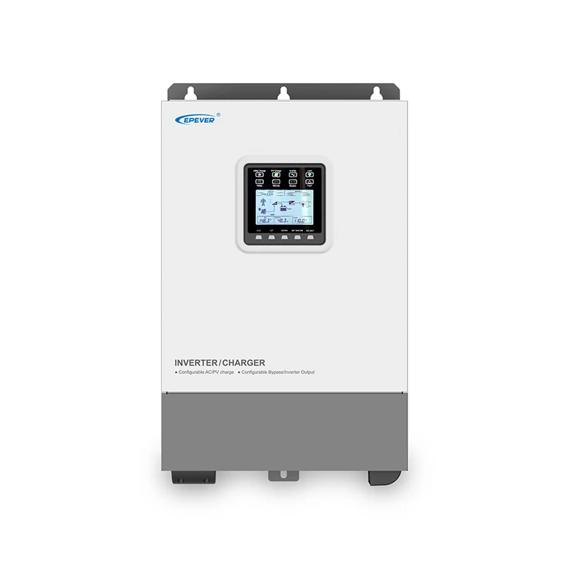 Inverter Ibrido Epever 5Kw 5Kva Up5000-Hm8042(Rtu) Inverter Solari Off Grid Con Controller Mppt