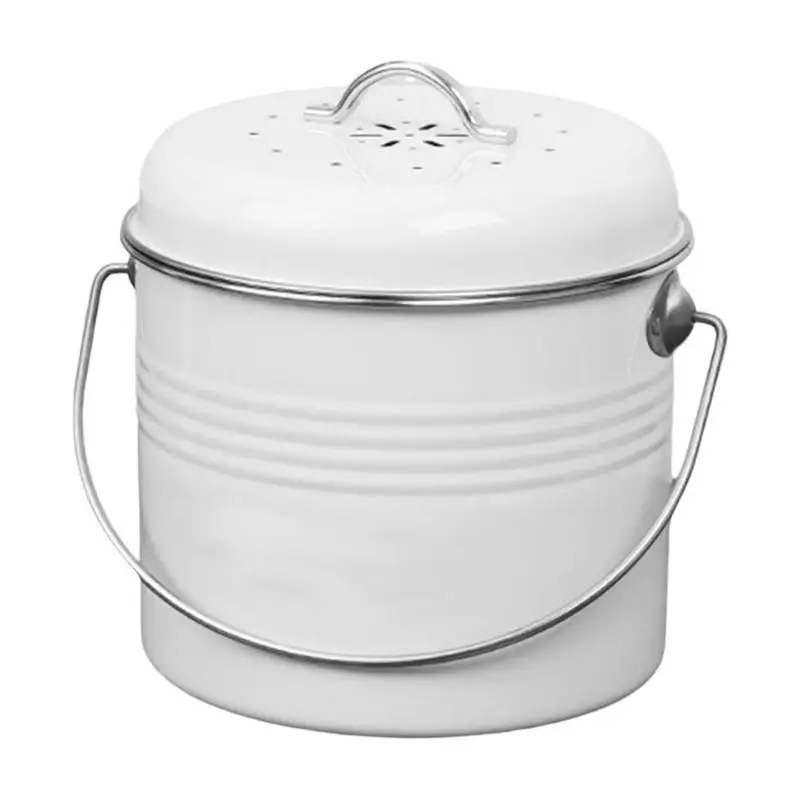 Cestino Per Compost Per Cucina Cestino Per Compost Da Appoggio Per Cucina Controsoffitto Compost Da Appoggio Per Interni In Metallo Zincato Di Dimensi