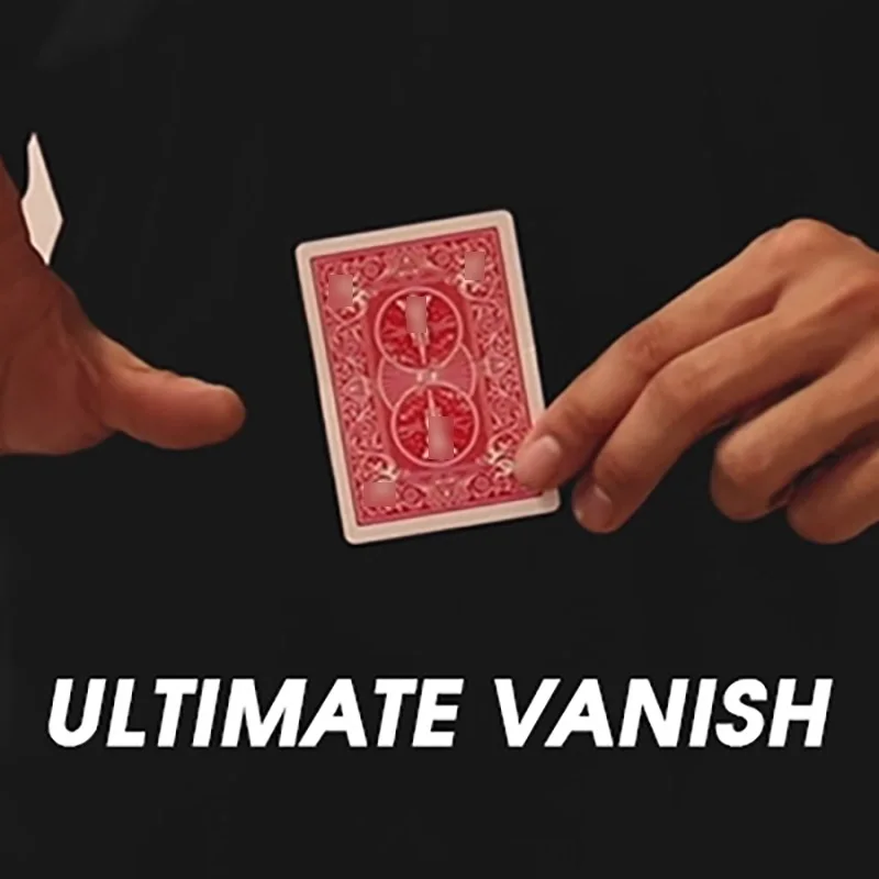 Ultimate Vanish Magic Tricks Mago Close Up Street Illusions Gimmicks Mentalism Puntelli Flicked Card Vanish Visual Poke Magia