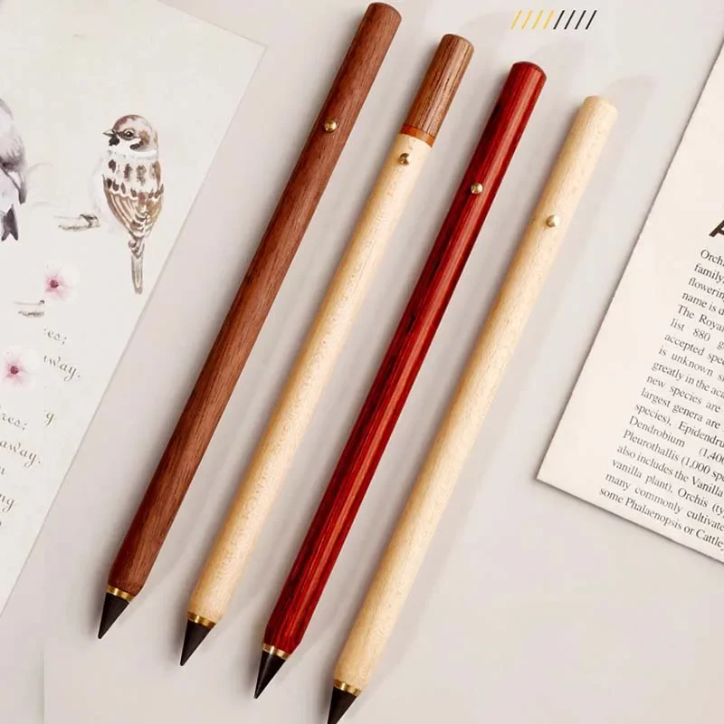Creative Infinite Writing Eternal Pencil Hb Wood No Ink Può Essere Sostituito Per Schizzi Pittura Scrittura Matita Materiale Scolastico