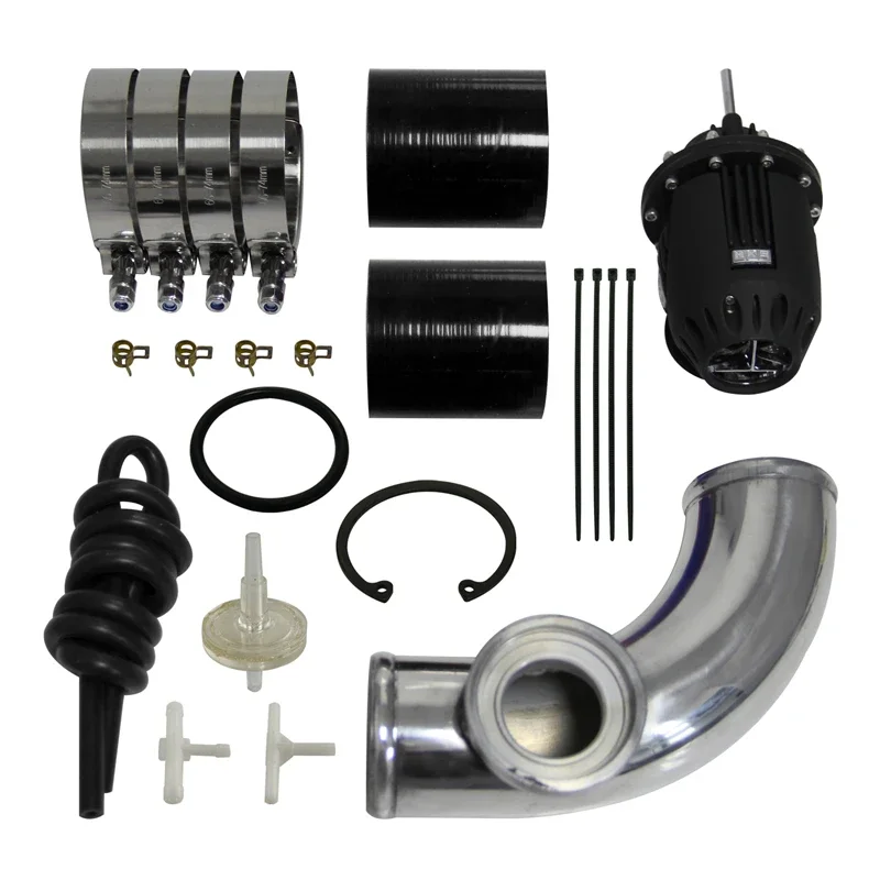 Valvola Di Scarico Turbo Sqv Ssqv Iv Universale Con Kit Adattatore Flangia Bov 60Mm 90 Gradi