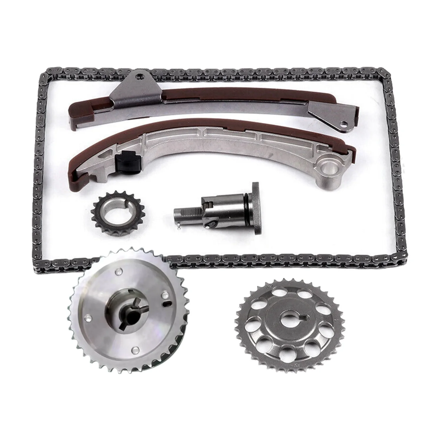 Kit Catena Distribuzione Motore Per Toyota Corolla Matrix Chevrolet Prizm 2000-2008 3Zz-Fe 1Zz-Fe Tenditore Guida Manovella Cam