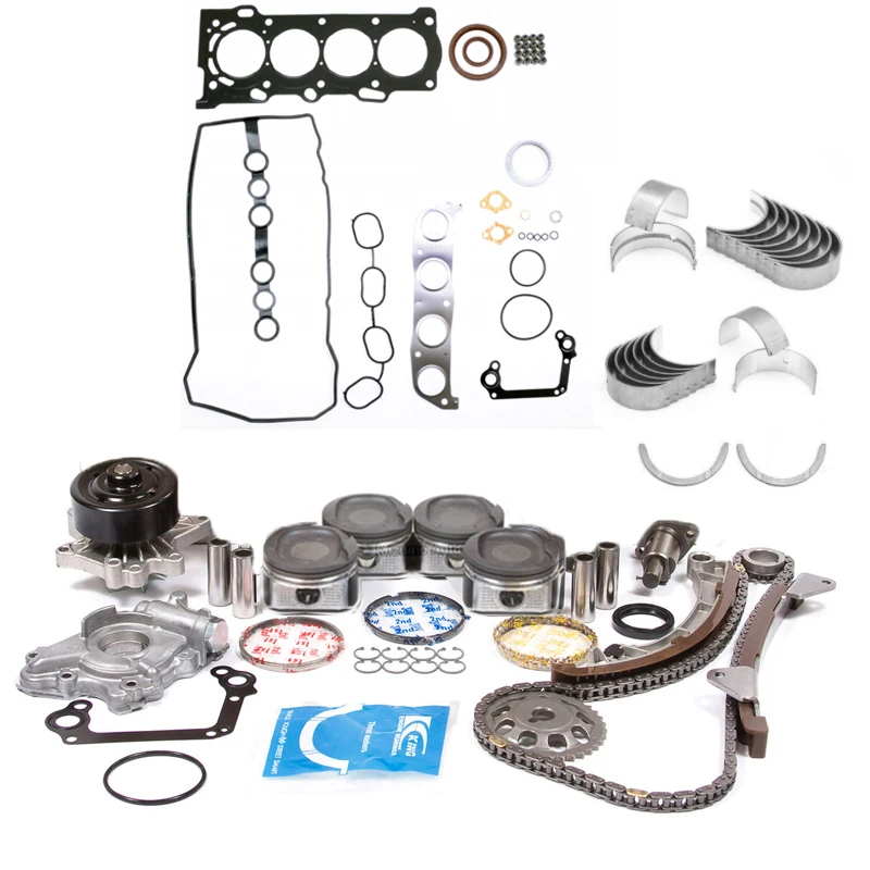 1Zz 1Zzfe Engine Rebuild Kit Per Chevrolet Prizm Pontiac Vibe Toyota Celica Gt Corolla Matrix Mr2 Spyder 1794Cc 1.8L 2000-2008