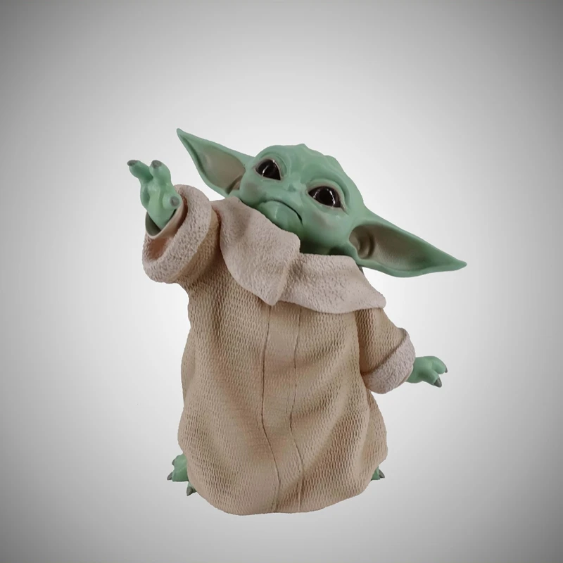 10Cm Star Wars Action Figure Baby Yoda Plastic Pvc Collection Giocattoli Regali Per Decorazioni Auto