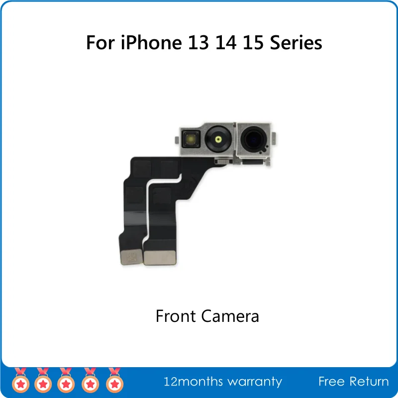 Testato Smontato Origine Piccola Fotocamera Anteriore Flex Cable Assembly Per Iphone 13 Mini 14 Plus 15 Pro Max Sostituzione