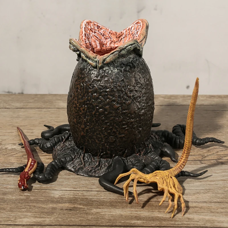 Alien Egg Facehugger Chesterburster Figure Xenomorph Aliens Eggs Face Hugger Pvc Modello Da Collezione Decorazione Bambola Regali Giocattolo