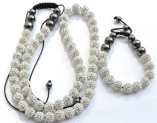 50% Di Sconto! 12 Millimetri 70 Sfera Bianco Wwdd Micro Pave Cz Branelli Di Cristallo Della Discoteca Di Cristallo Della Collana Del Braccialetto Fasi