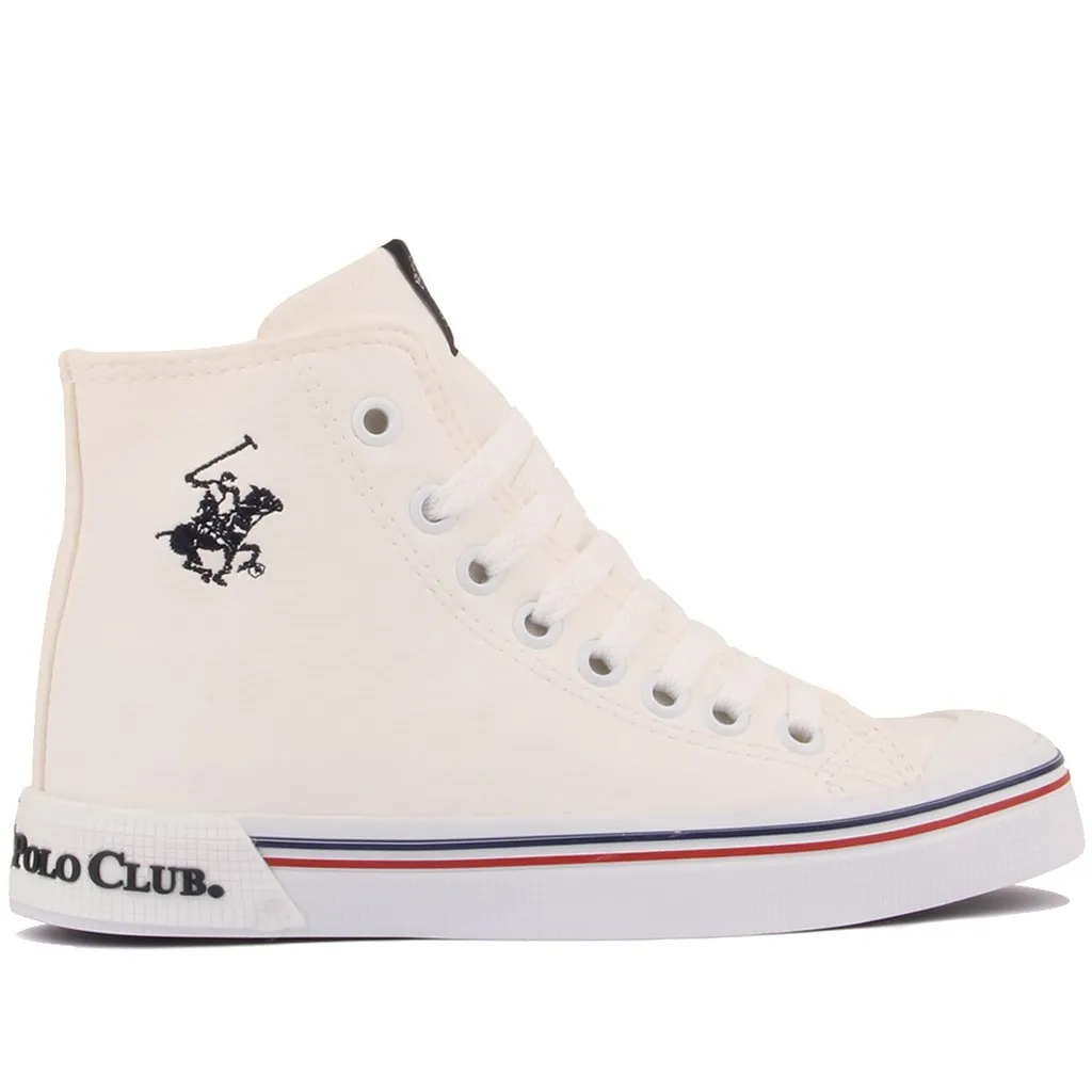 Beverly Hills Polo Club-Sneaker Da Donna Di Colore Bianco