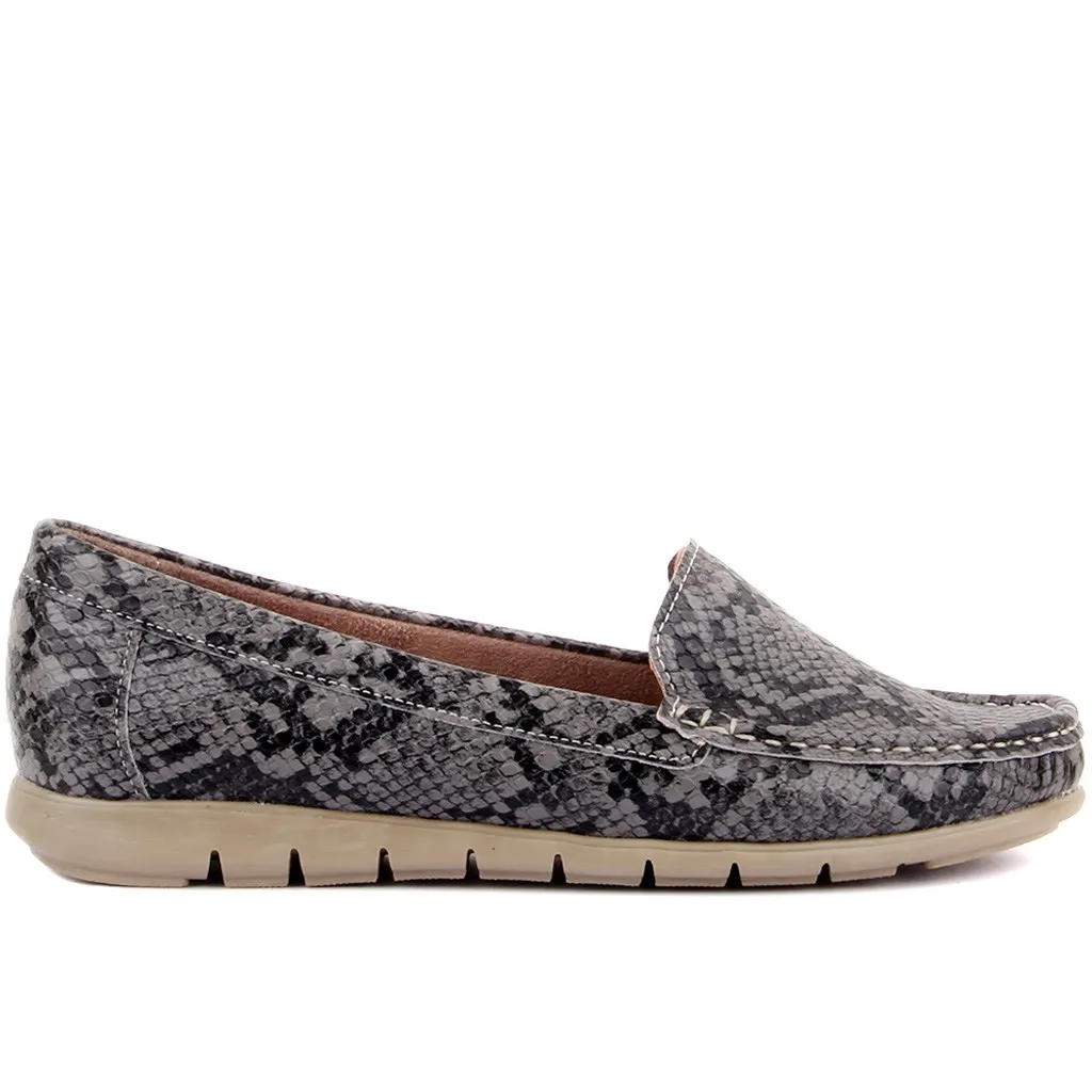 Moxee-Scarpe Casual Quotidiane Da Donna Step-In Nere