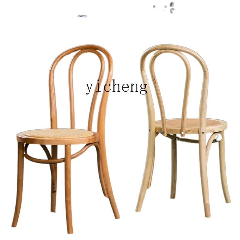 Xl Sedia Da Pranzo In Legno Massello Schienale In Legno Curvo Sedia Thonet Sedia Retrò Francese