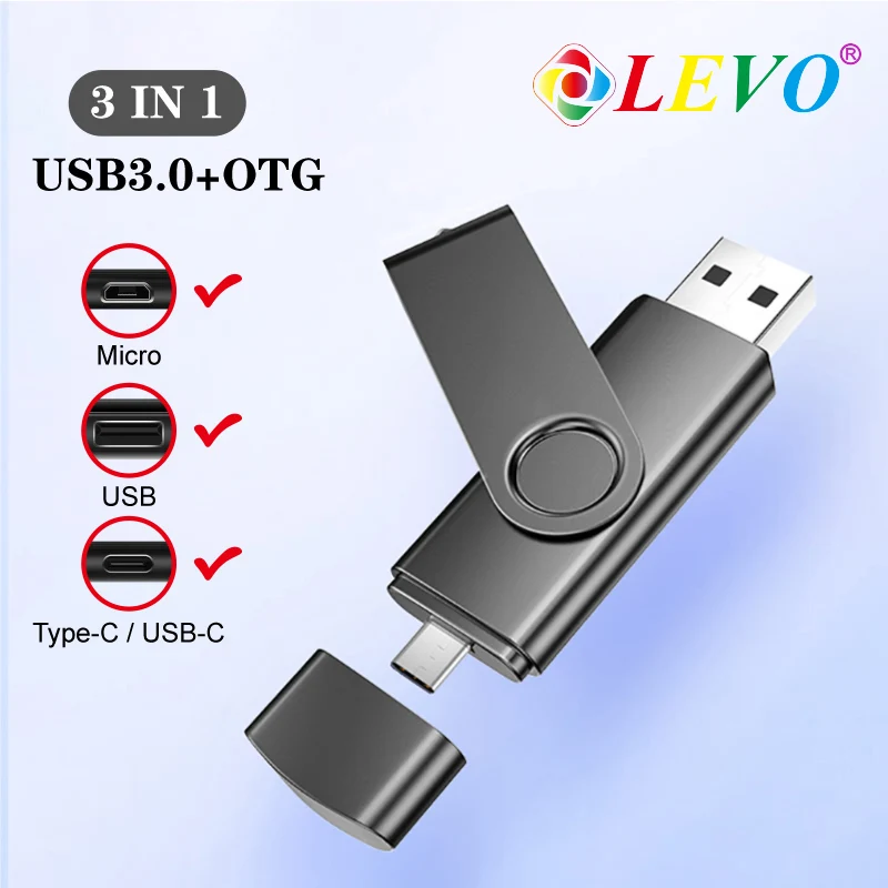 Tipo-C Otg Usb Flash Drive Usb 3.0 Del Bastone 64Gb Otg Pen Drive 8Gb 16Gb 32Gb 128Gb Dispositivi Di Memorizzazione Di Foto Stick Per Smartphone