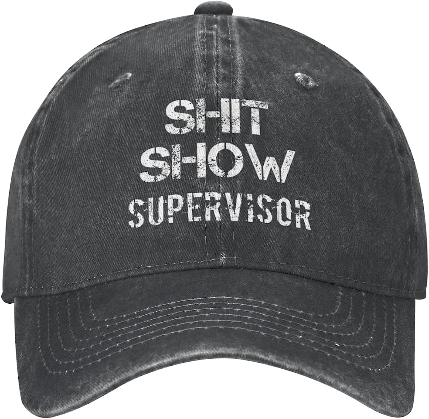 Hot Fashion Casual Funny Shit Show Supervisor Hat Mens Womens Dad Hats Cappello Grafico Per Regalo Di Viaggio