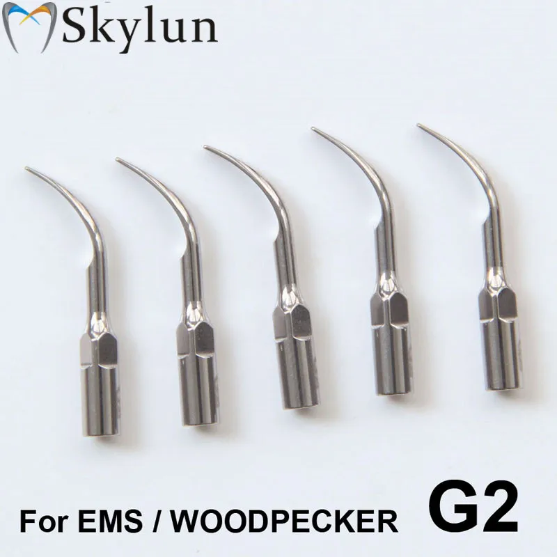 10Pcs G2 Dental Ultrasonic Scaler Tips G2 Dental Supratingival Scaling Tip Fit Ems/Mectron/Woodpecker Scaler G2