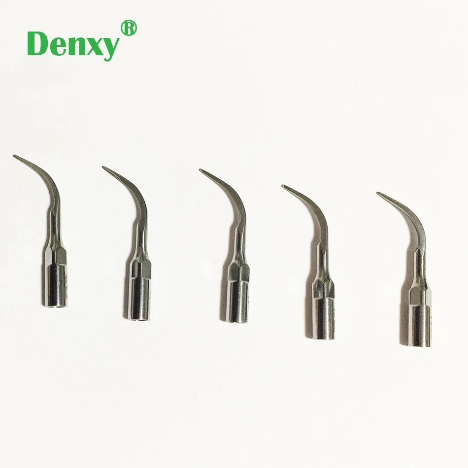 Denxy 5Pcs P1 Perio Scaler Punta Per Ridimensionamento Punte Per Scaler Ad Ultrasuoni Compatibili Con Picchio Ems M&On Scaler