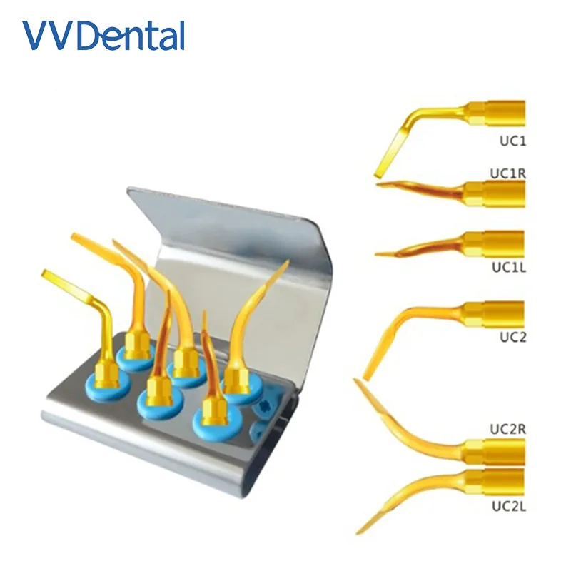 Vv Dental Piezosurgery Exelcymosis Tips Kit Compatibile Con Mectron / Woodpecker Chirurgia Macchina Manipolo Strumenti Chirurgici