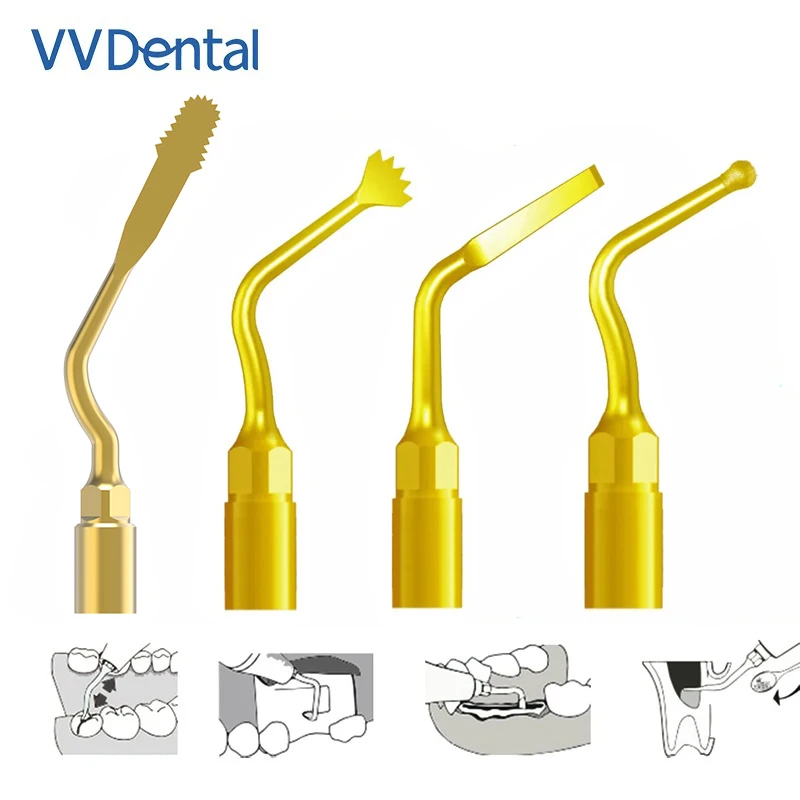 Punte Per Chirurgia Piezoelettrica Dentale Vvdental Per Il Taglio Delle Ossa Sollevamento Del Seno Lmplant Ed Exelcymosis Per Mectron E Picchio