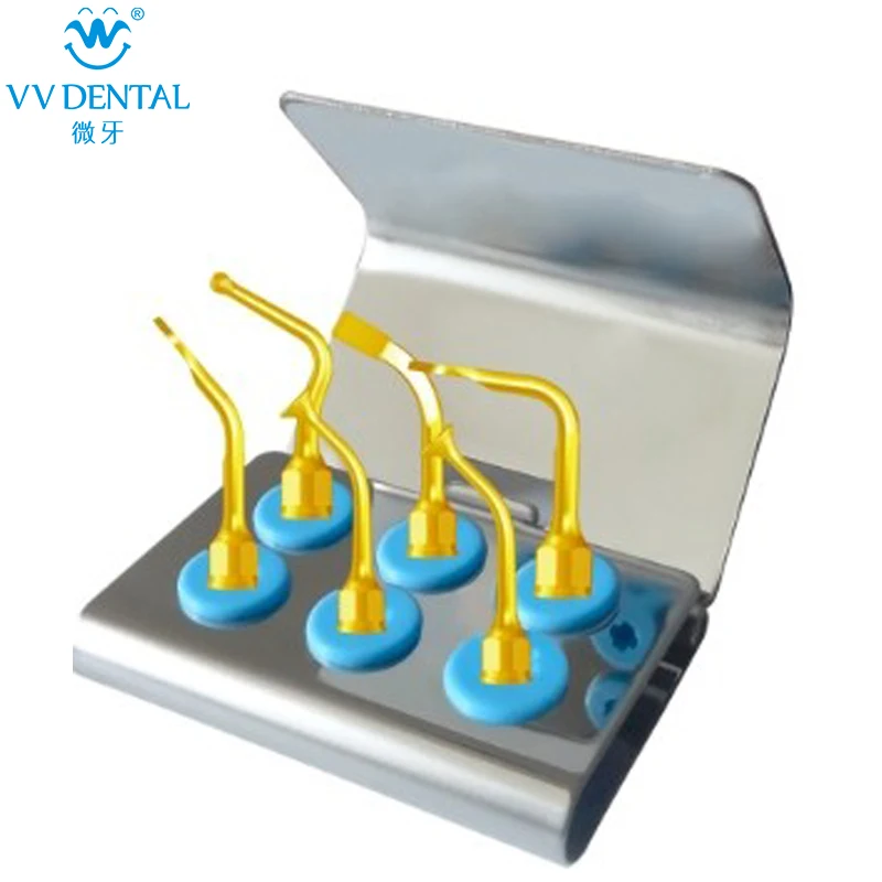 Vv Dental Ultrasonic Scaler Surgical Sinus Lift Tips Kit Compatibile Con Mectron /Woodpecker/Nsk Manipolo Ul1/Ul2/Ul3/Ul4/Ul5