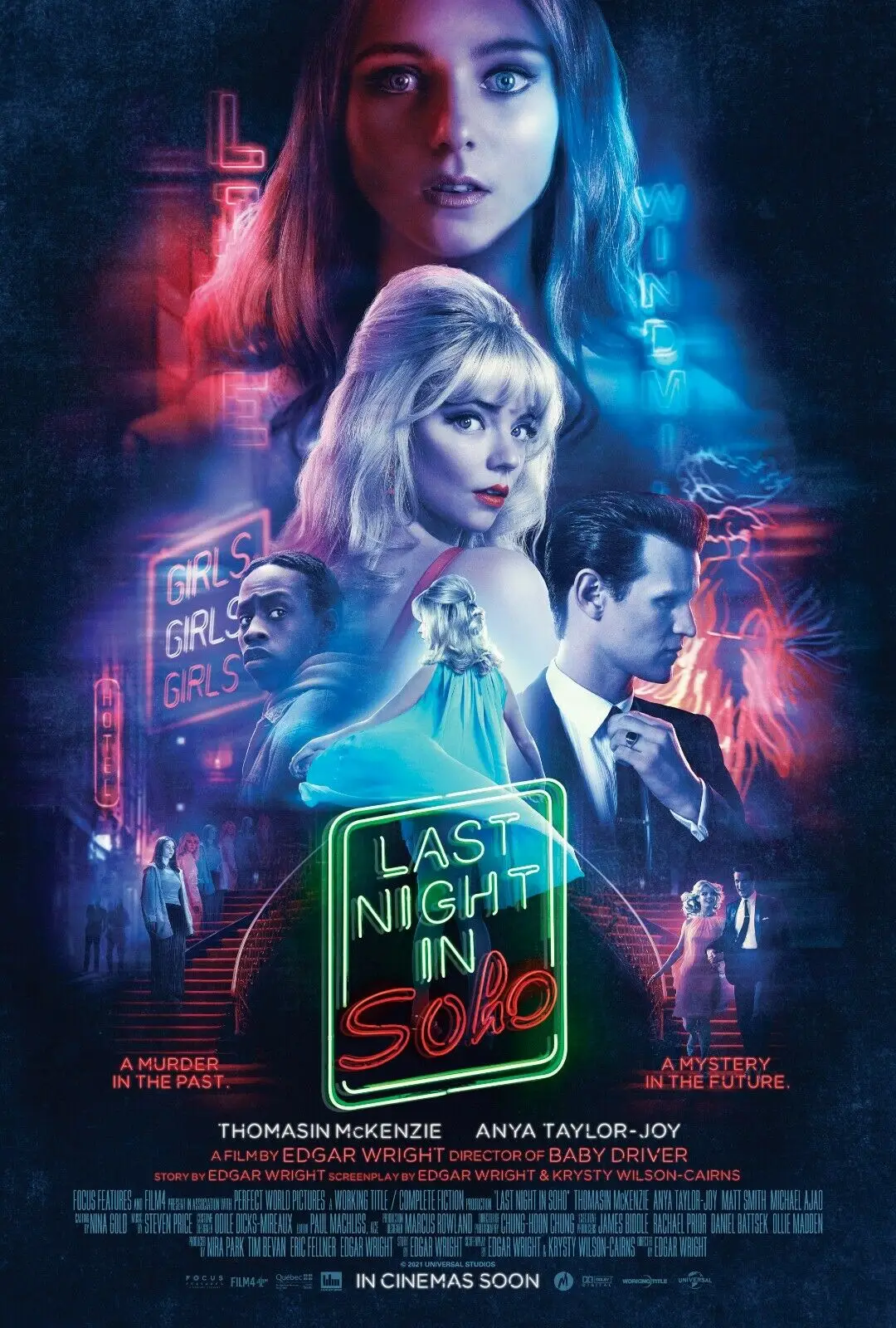 Ultima Notte A Soho Movie Silk Poster Wall Painting Home Decor