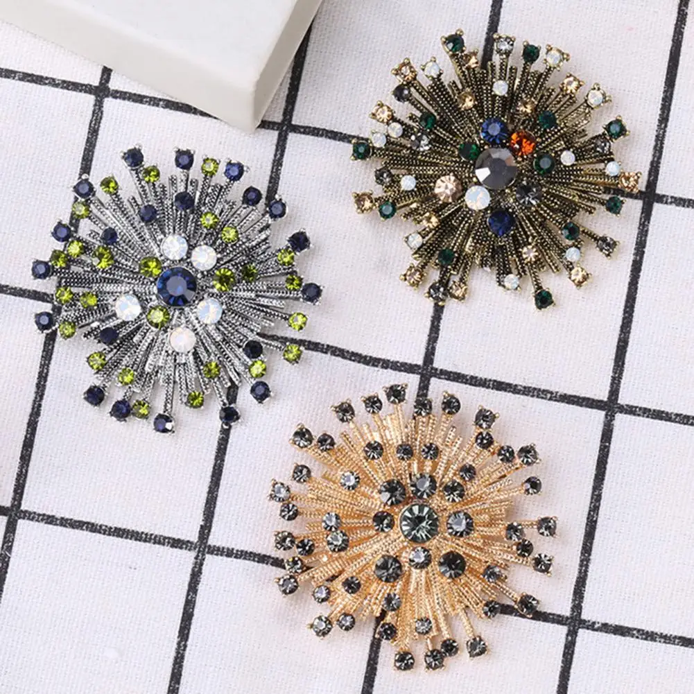 Accessory  Popular Electroplated Long Lasting Brooch Lightweight Collar Brooch Charming   Scarf Decor