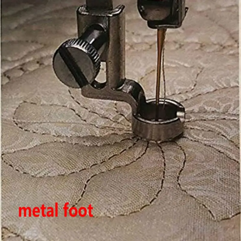 1/4 "Metal Righello Piede Telaio Quilting Ricamo Attacco Basso Singer Pfaff Viking Fratello En-01 E En-01J